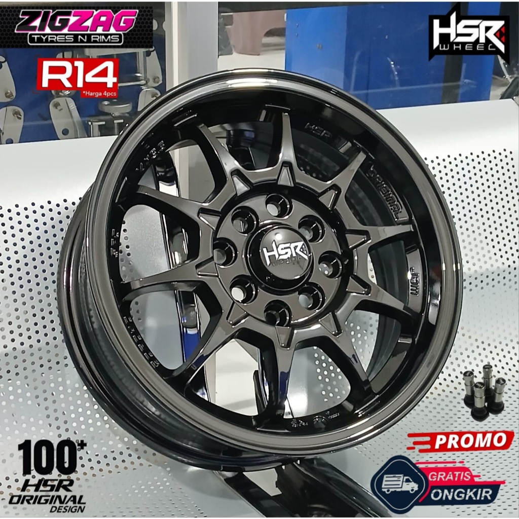 Velg mobil avanza xenia brio agya calya sigra brio satya r14 pelek hsr boroko srd ring 14 baru