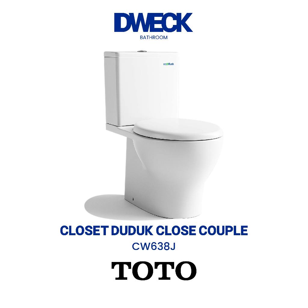 DWECK - TOTO Toilet Kloset Duduk Closet Duduk WC Duduk CW638J