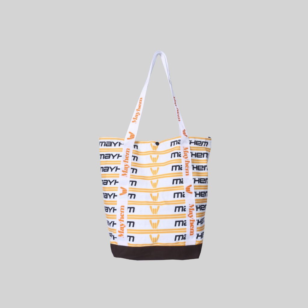 MAYHEM Totebag Gaku White Yellow