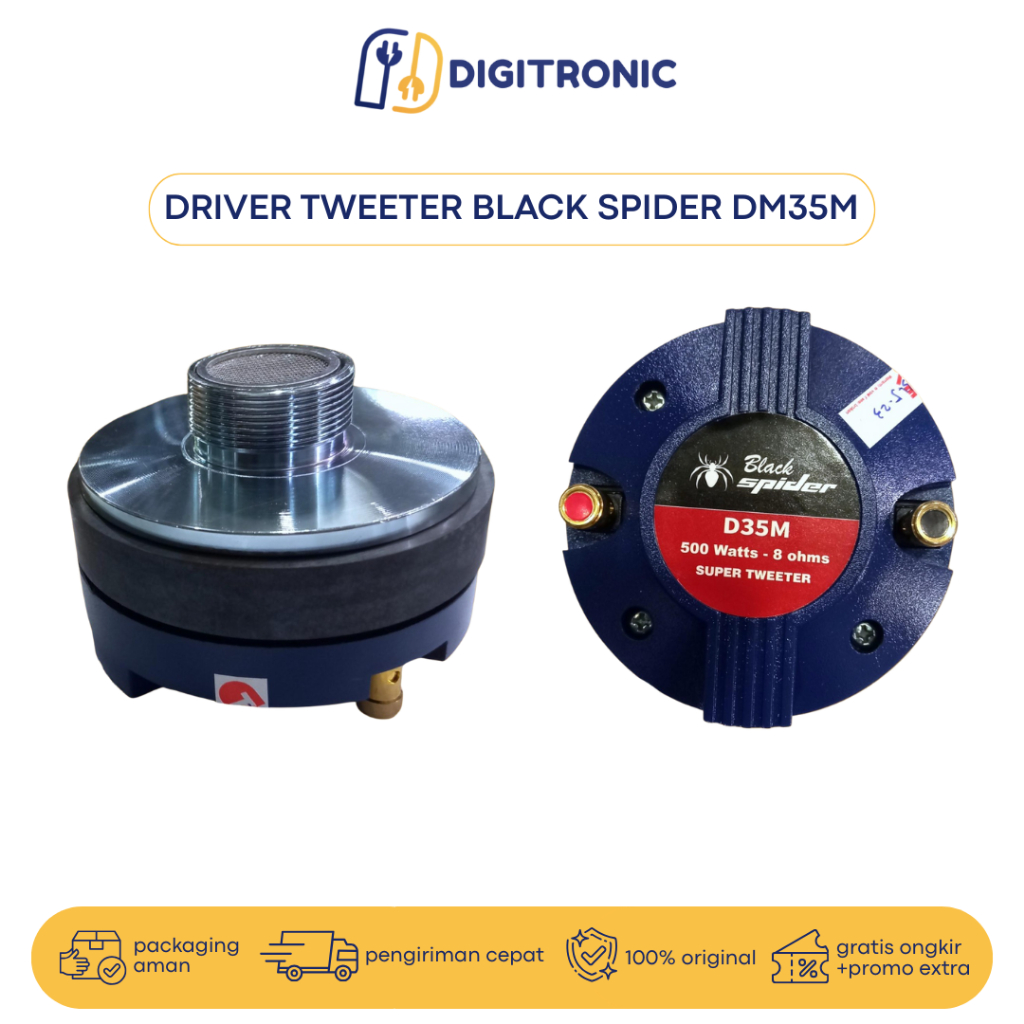 DRIVER TWEETER BLACK SPIDER DM35M