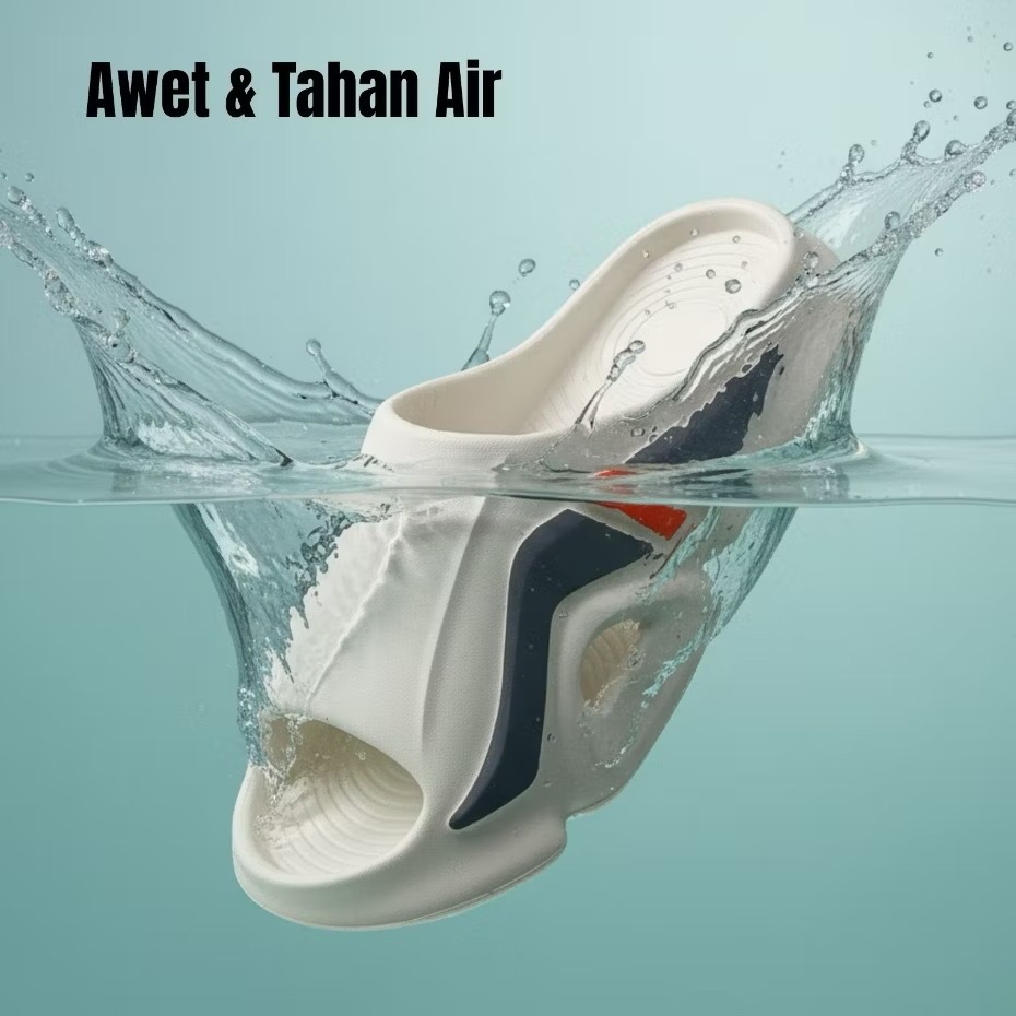 BARU BARU UTAMA Sandal Pria Keren, EVA Lembut Kasual Berkualitas Tinggi, Sandal Pria, Sol Tebal Anti