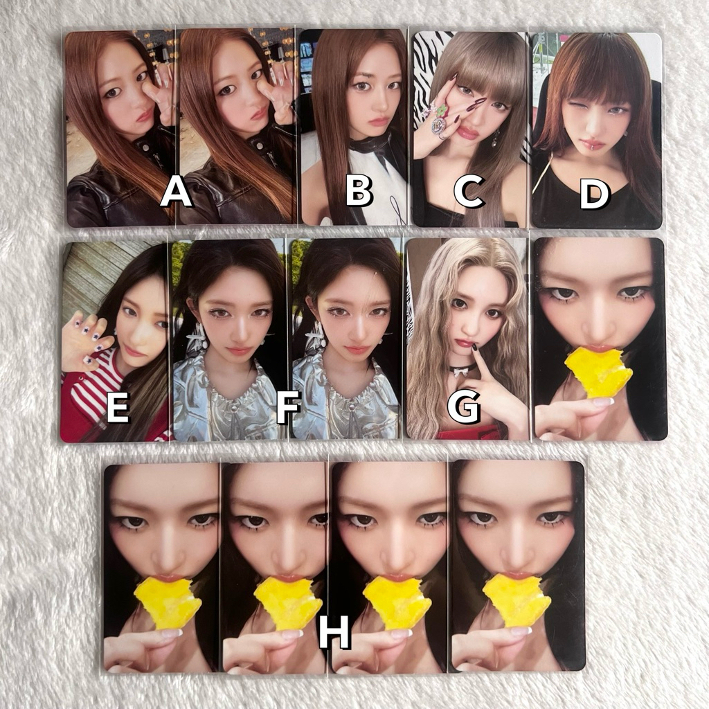 photocard rei gaeul yujin liz leeseo ive secret album gasp psst shhh ver zoom official