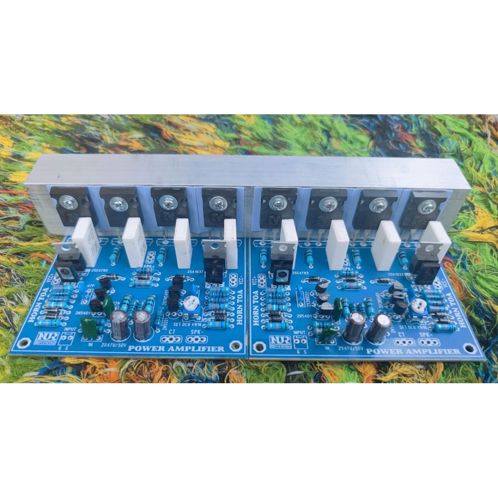Kit jadi power horen toa corong stereo tr final TIP3055/TIP2955 ST