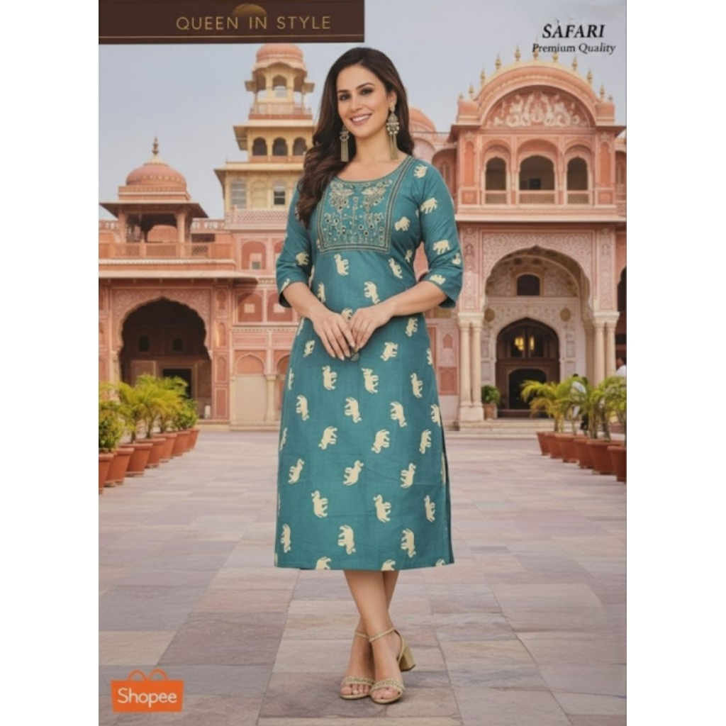 ORI INDIA Baju India Ethnic Ananda - Lyanz Fashion (LF)- Size XXL, Nyaman & Anggun, baju atasan, ata