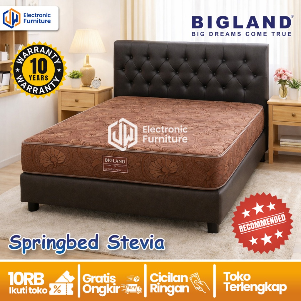 JW - Springbed Bigland / Kasur Bigland / Set Tempat Tidur Bigland