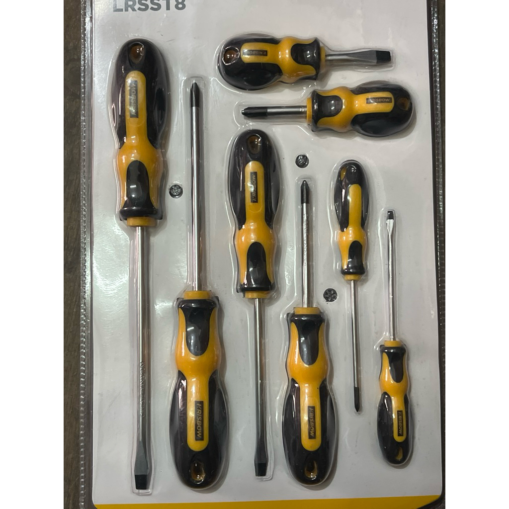 Krisbow screwdriver set 8pcs LRSST8