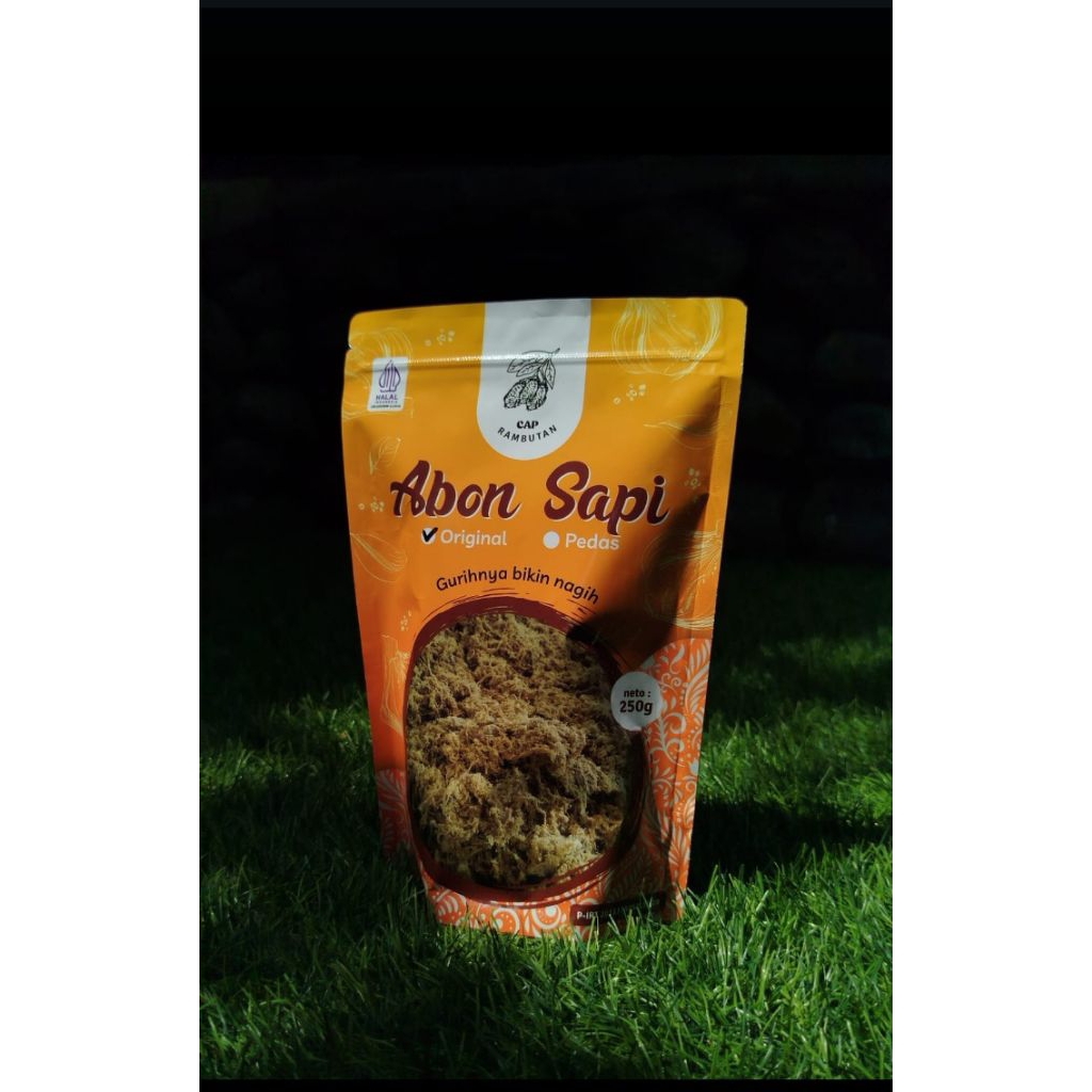 Abon Sapi Cap Rambutan 250 gram asli Salatiga