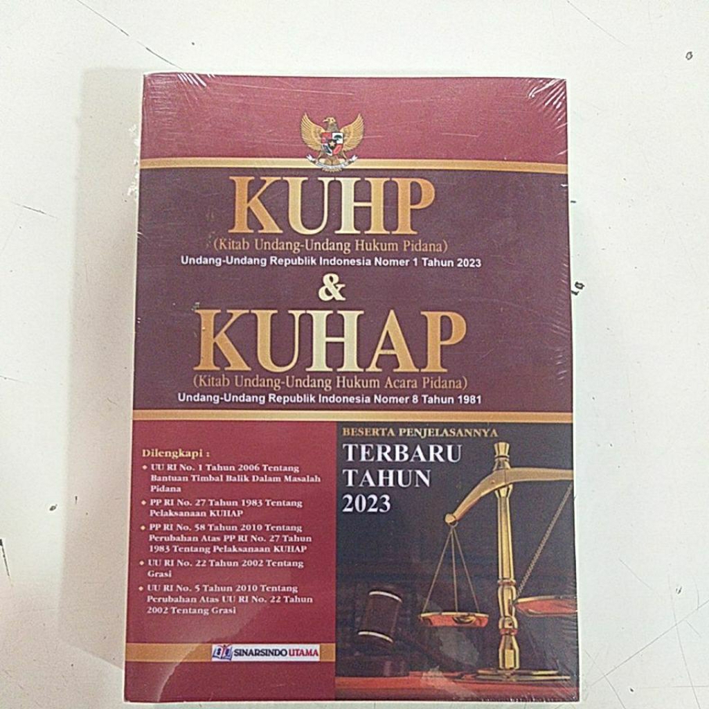 Buku KUHP DAN KUHAP 2023