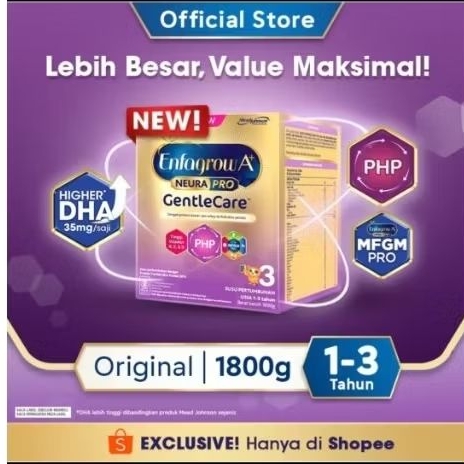 Enfagrow Gentle care Tahap 3 1800gr