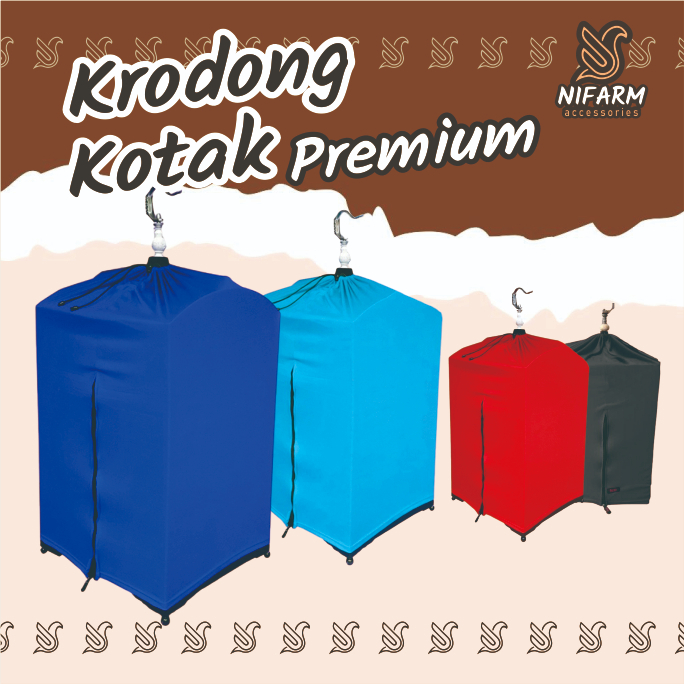 KRODONG/KERODONG SANGKAR BURUNG KOTAK PREMIUM BAHAN TEBAL NO 1 NO 2