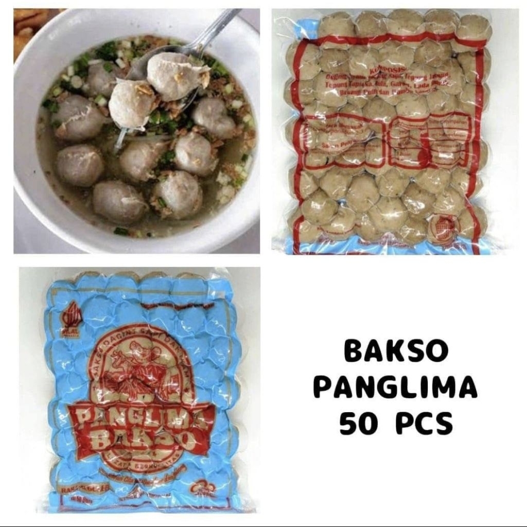 BAKSO PANGLIMA 50PCS / BAKSO URAT PANGLIMA 50 PCS