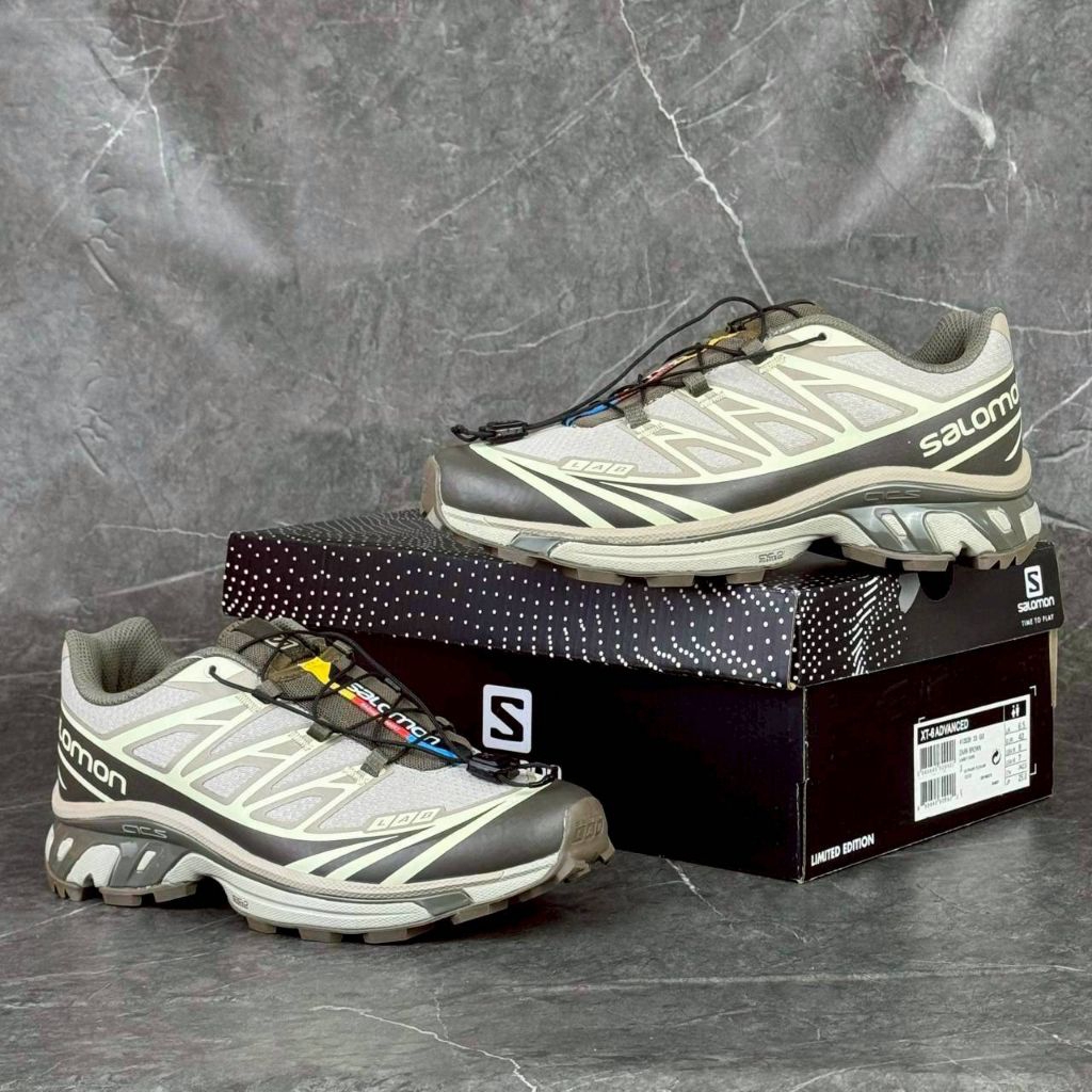 Sepatu Pria Salomon XT-6 Vintage Khaki