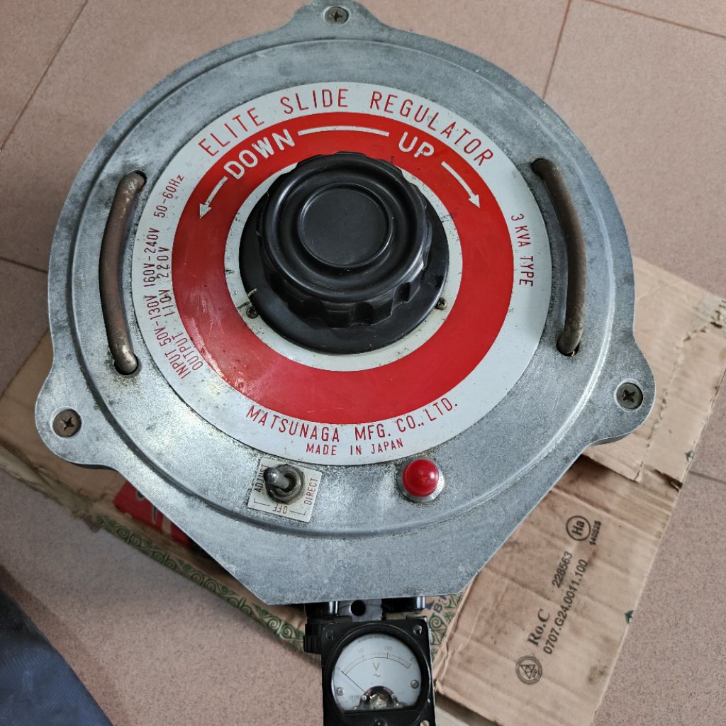 SLIDE REGULATOR MATSUNAGA 3000 WATT ORIGINAL