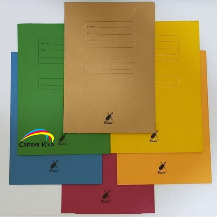 Map Biola / Stofmap Biola / Map Kertas / Stopmap Biola / Map Bufallo warna