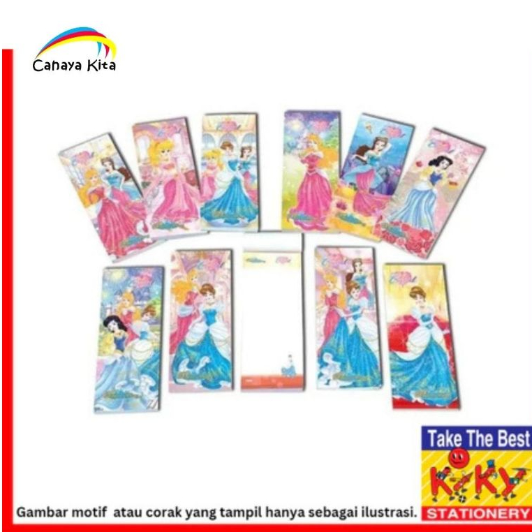 Memo mini lux 6 x 15 cm - Buku notes Kiky Note Book
