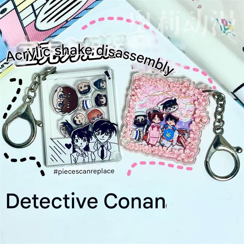 GANTUNGAN KUNCI DETECTIVE CONAN / KEYCHAIN AKRILIK DETECTIVE CONAN / KEYCHAIN COUPLE CONAN / GANTUNG