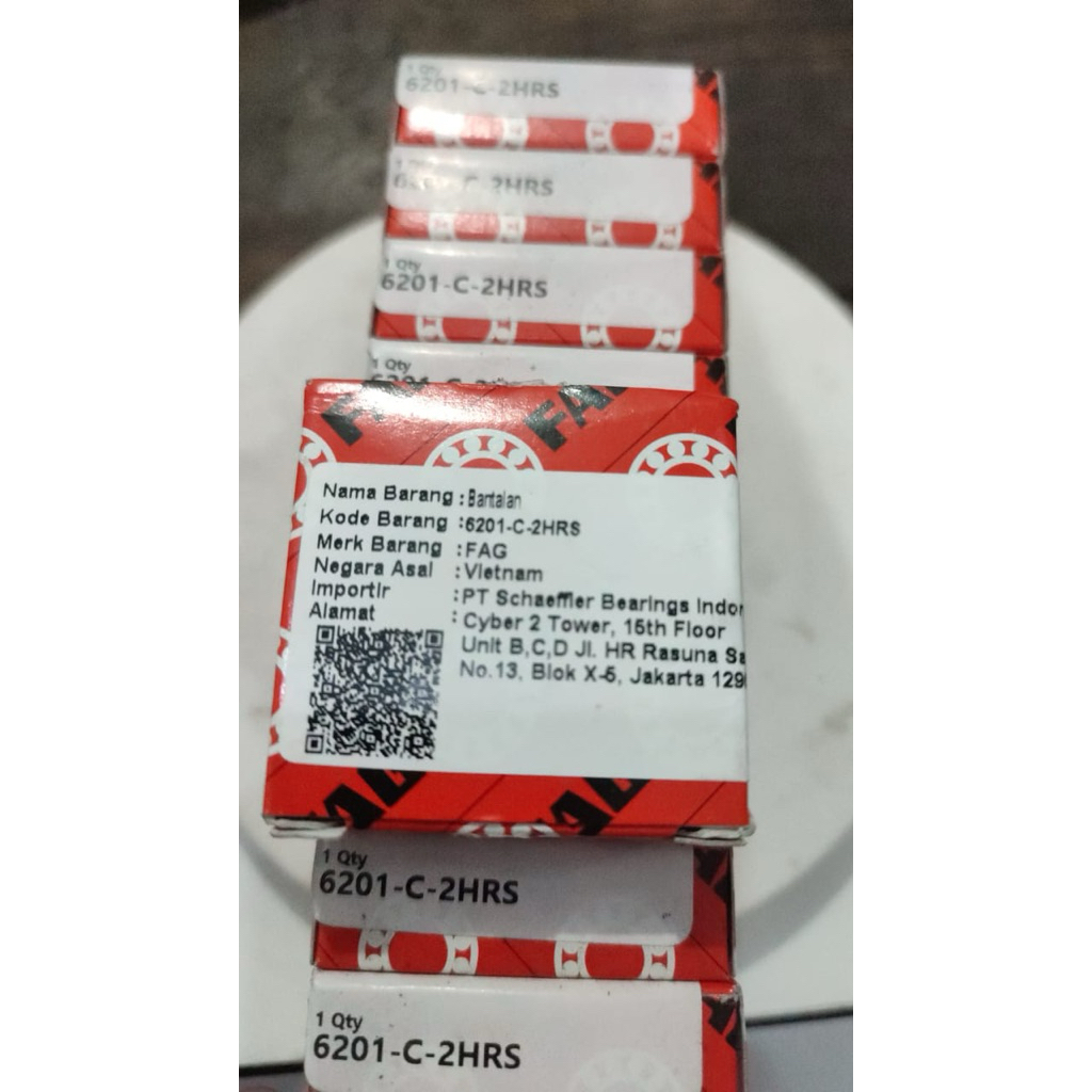 Bearing // Laher // Laker 6201C 2RS FAG ORIGINAL