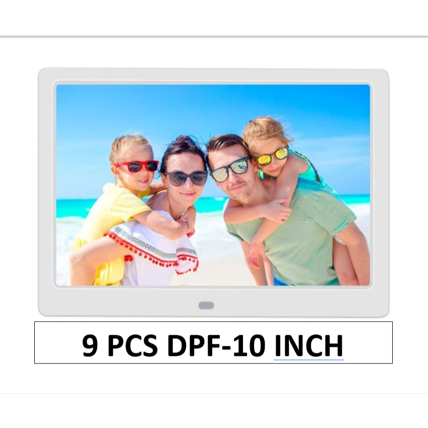 9 PCS DIGITAL MONITOR PHOTO VIDEO FRAME EVD DPF-10 INCH
