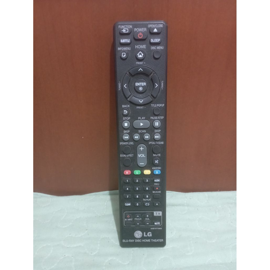 Remote Bluray Home Theater LG.