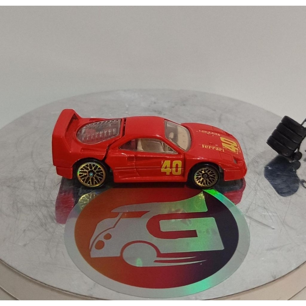Hot Wheels Ferrari F40 Red From Gold Medal Series #69 Year 1995 Loose (Not Mint - VVHTF)