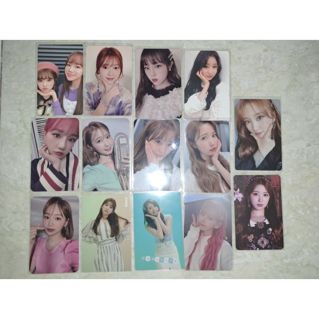 SALE MURAH PHOTOCARD OFFICIAL IZONE YENA YURI MINJU NAKO SAKURA CHAEWON CHAEYEON HITOMI (photocard a