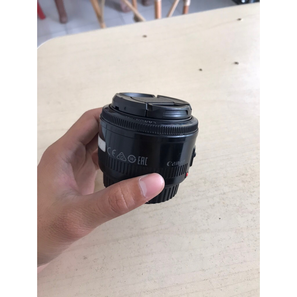Lensa Fix Canon 50mm F1.8 Bekas