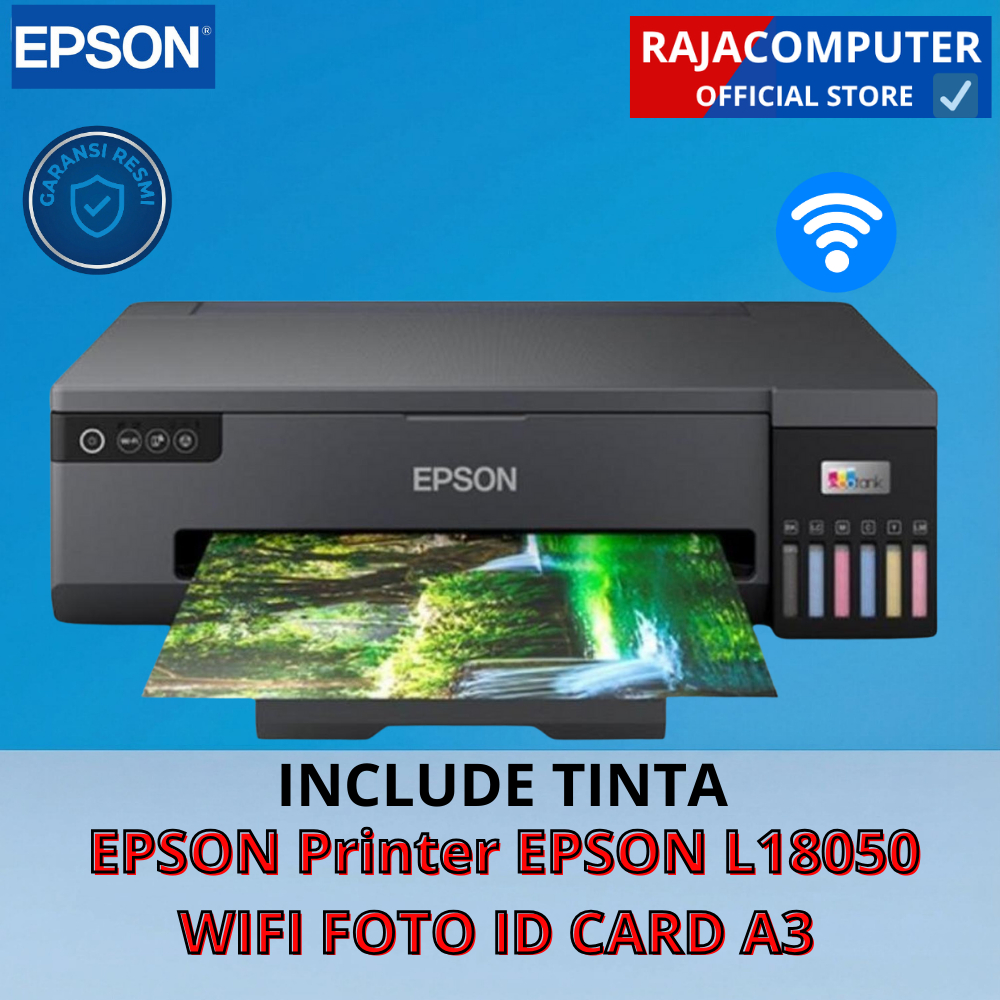 PRINTER EPSON L8050 L-8050 L 8050 WIFI FOTO ID CARD