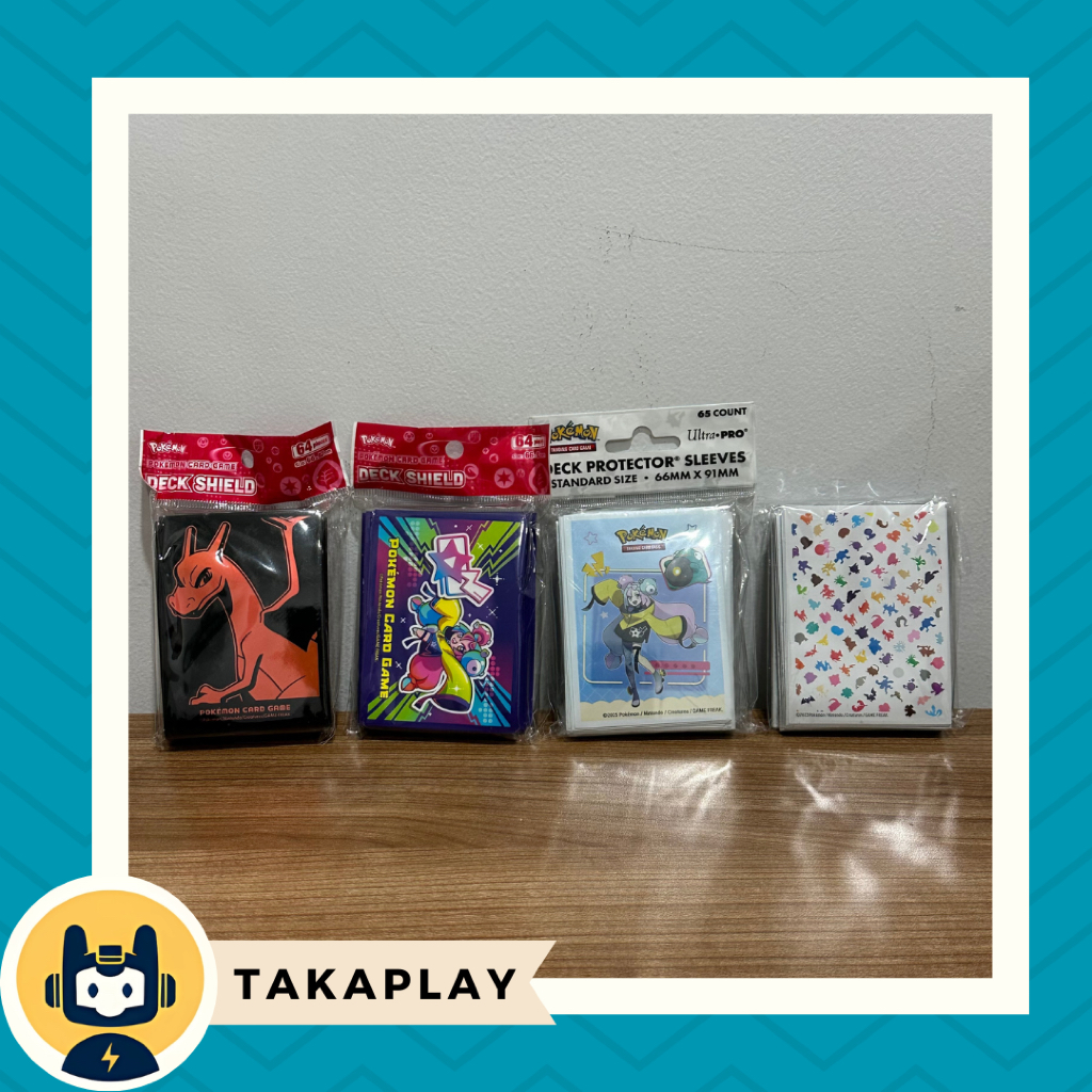 Pokemon TCG Deck Shield Protector Sleeve 64 Cards Ultra Pro Iono Charizard 151