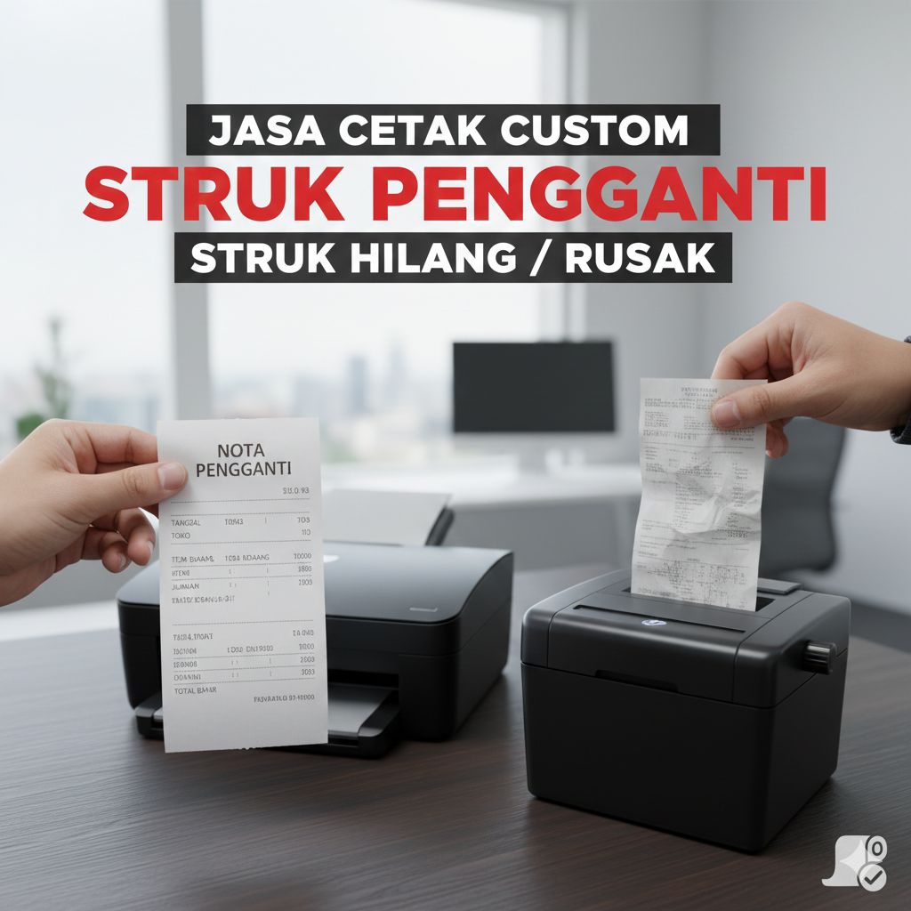 Cetak Custom Struk Pengganti Struk Hilang/Rusak