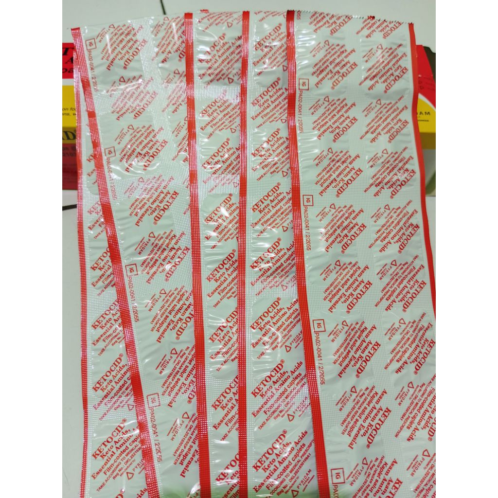 Ketocid strip 10 Kaplet Untuk Ginjal Kronik