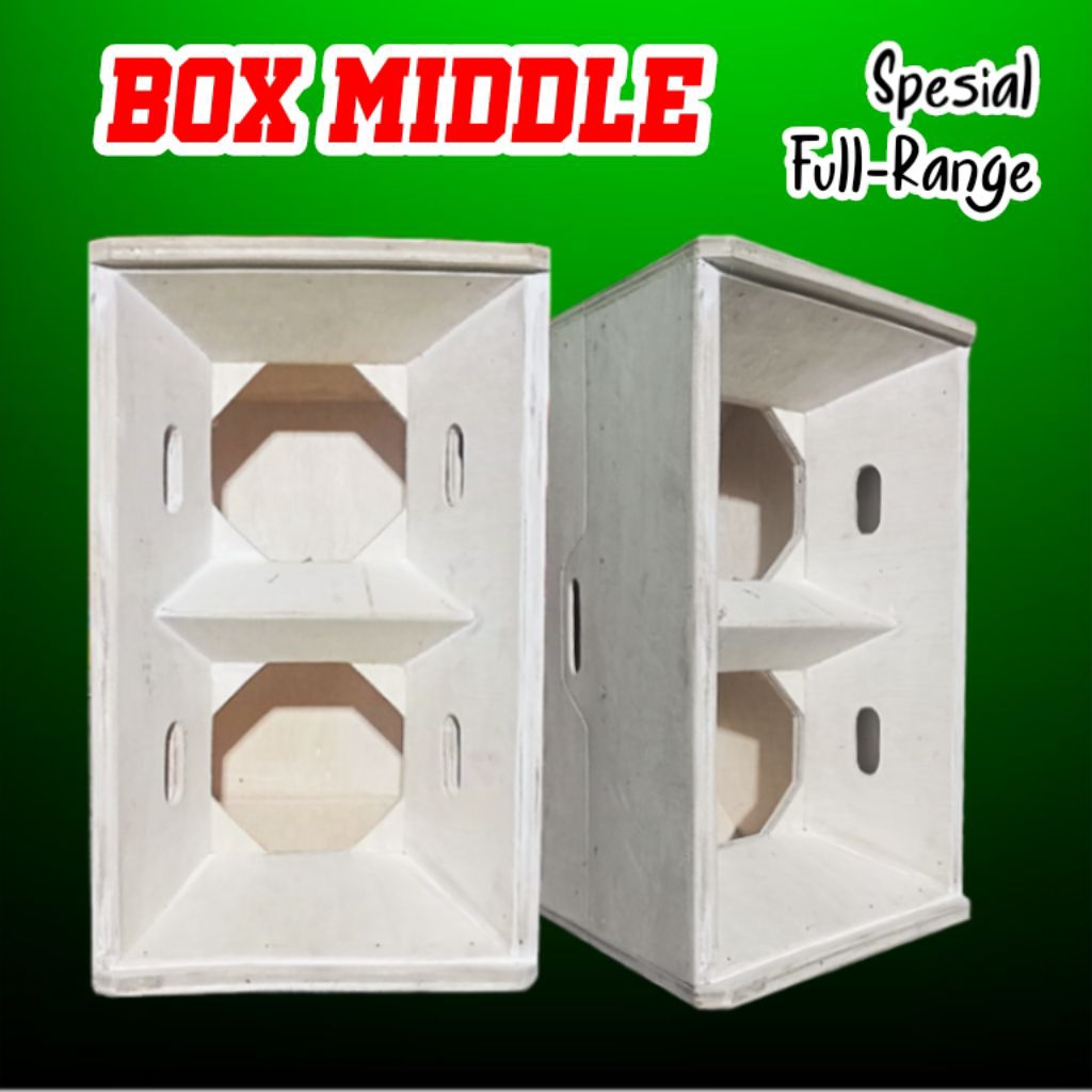 Box Speaker T24n 6 inch Tebal 12 mm Cocok bahan untuk miniatur sound siap bunyi spesial midle