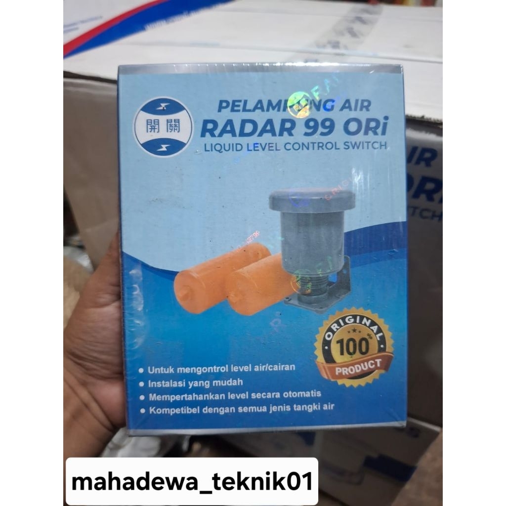 RADAR RD-99 OR ORIGINAL RD.99OR PELAMPUNG AIR RD.99 OR OTOMATIS TOREN ANDON