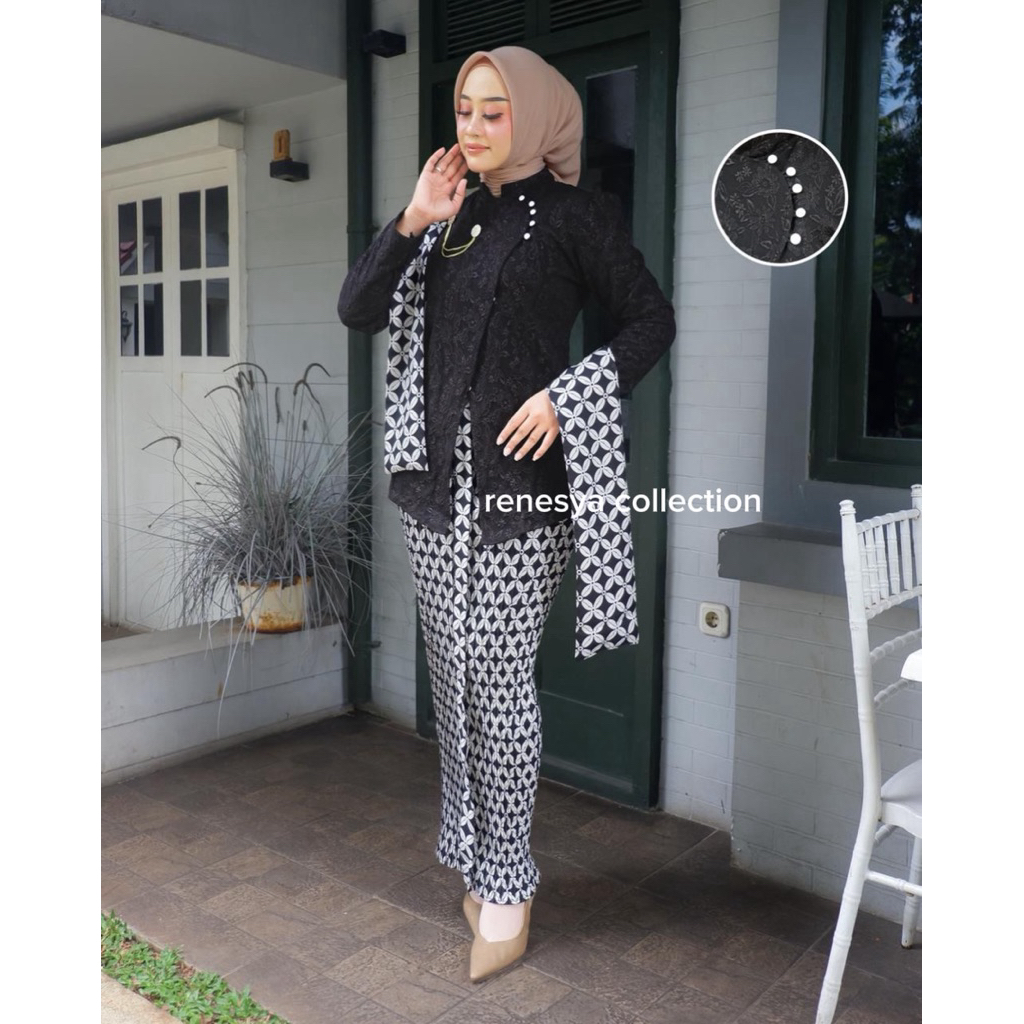 KEBAYA JANGGAN WIRON MODERN / SET KEBAYA ROK / KEBAYA JANGGAN ROK WIRON / KEBAYA MODERN