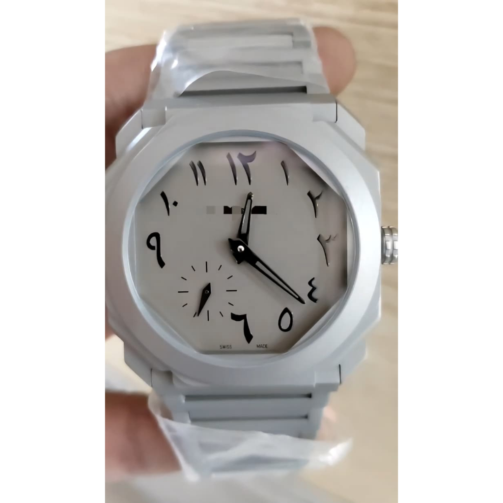 Jam Octo Finissimo Arabic dial Grey 44MM Automatic Movement best quality semi swiss