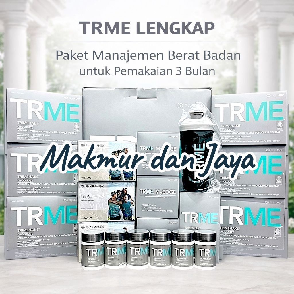 TRME Paket Loss Weight 3Bulan Lengkap TR90 TWS