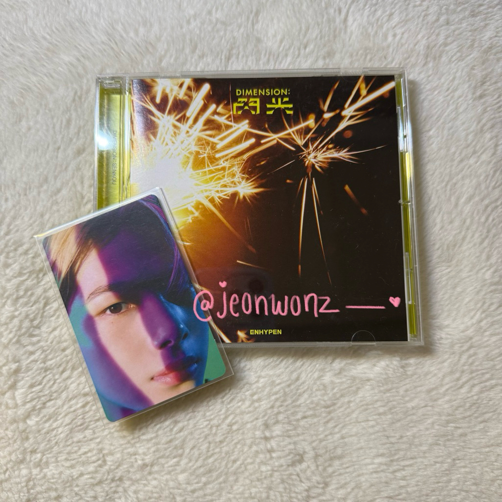 Enhypen Dimension Senkou (Japanese Album) Unsealed Fullset Ni-ki PC Photocard