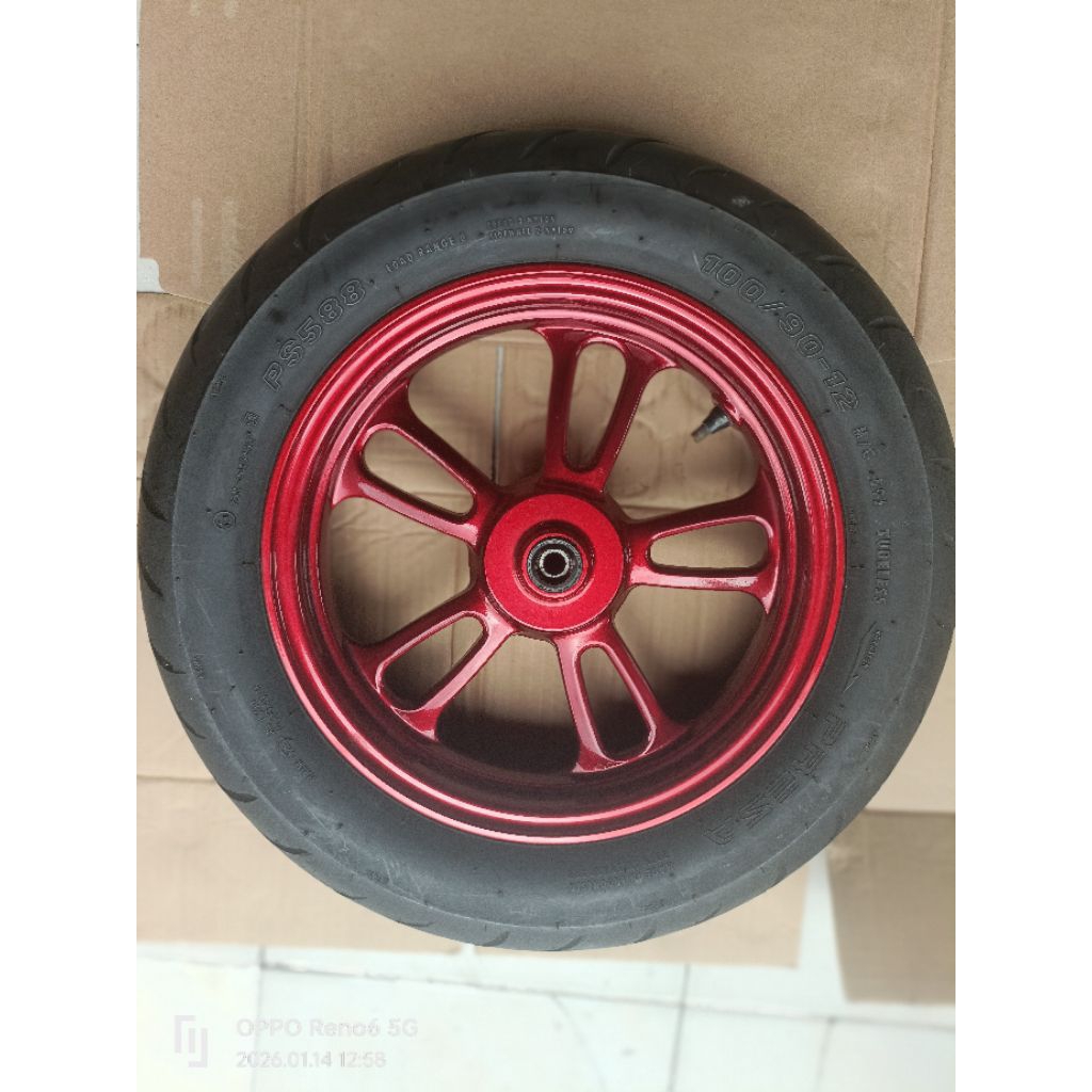 velg scoopy 2020 K2F depan belakang original