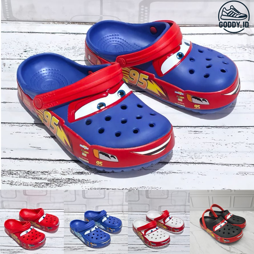 SANDAL CROCS MCQUEEN - CROCS MCQUEEN - SANDAL CROCS ANAK/DEWASA