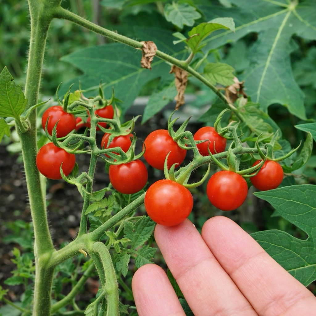 Tanaman buah tomat Ceri, tanaman tomat cery, Pohon Tomat Cery, tomat cerry