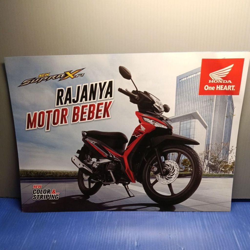 poster brosur leaflet Honda Supra X FI