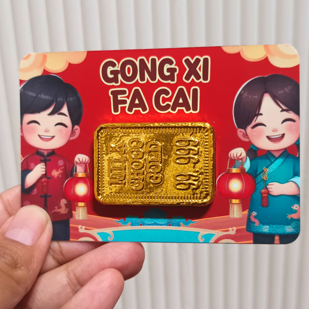 Mini Gift Imlek Hampers Imlek Angpau Coklat Emas Mini Gift Coklat Emas Edisi Ilmek Kado Coklat Imlek