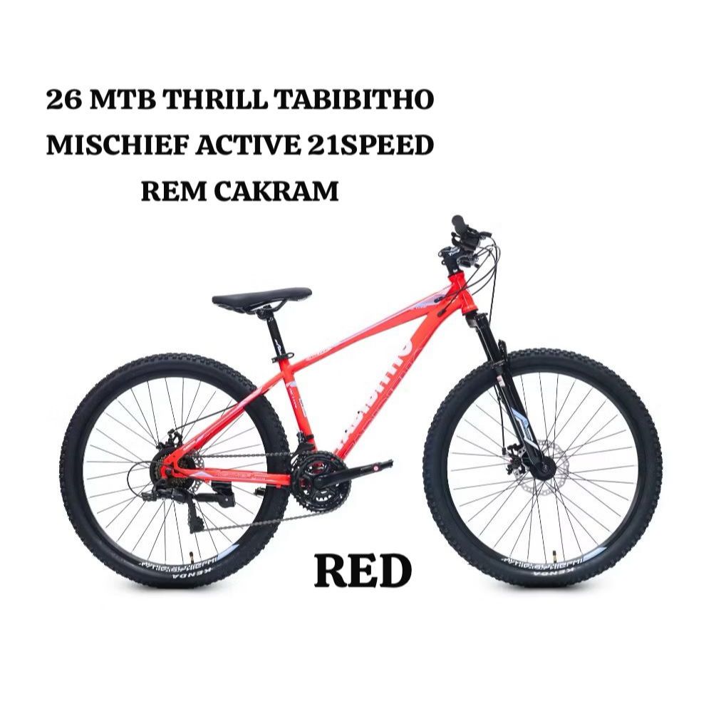 (BATAM) Sepeda MTB 26 THRILL TABIBITHO MISCHIEF ACTIVE SHIMANO