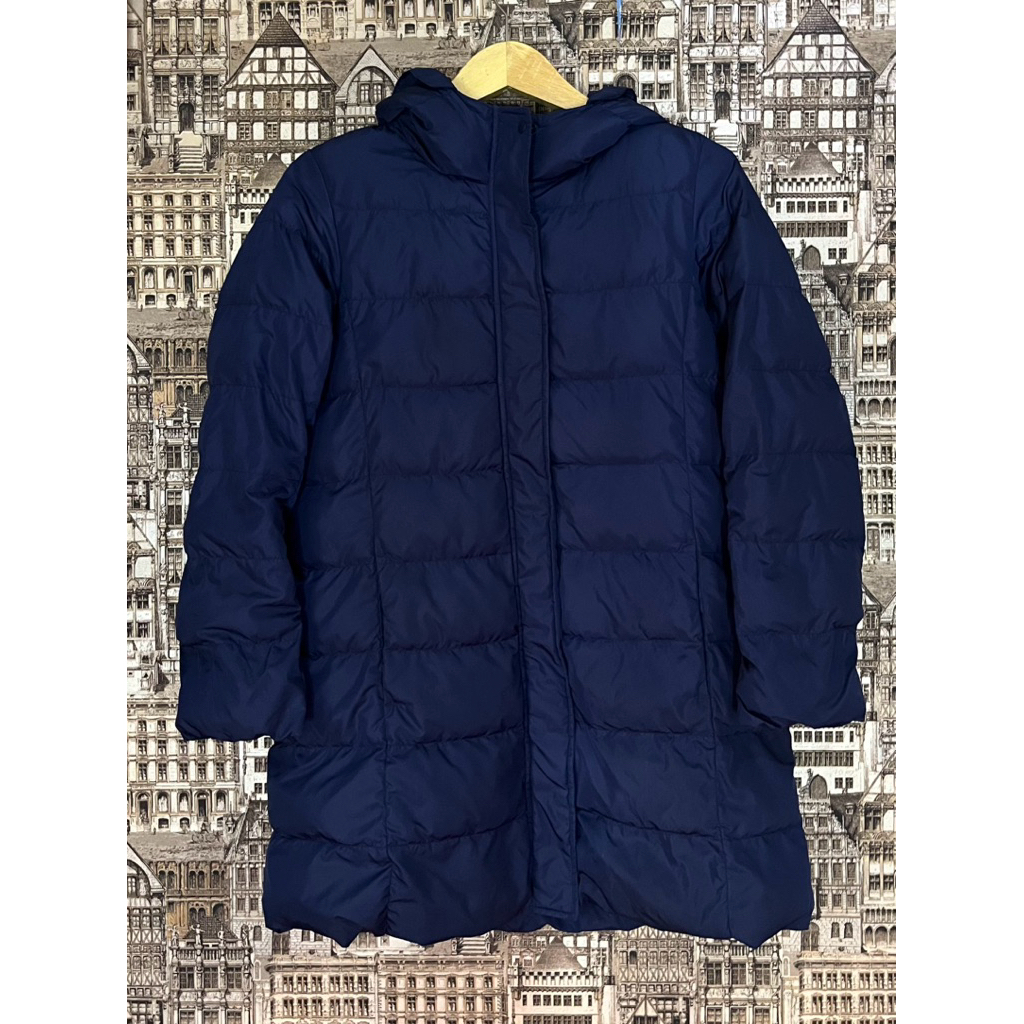 Preloved Atasan Uniqlo Ultra Light Down_Navy