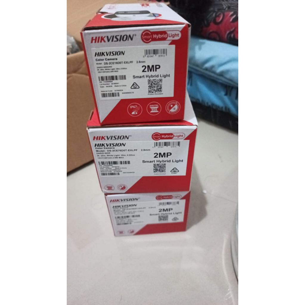 3PCS KAMERA HIKVISION 2MP