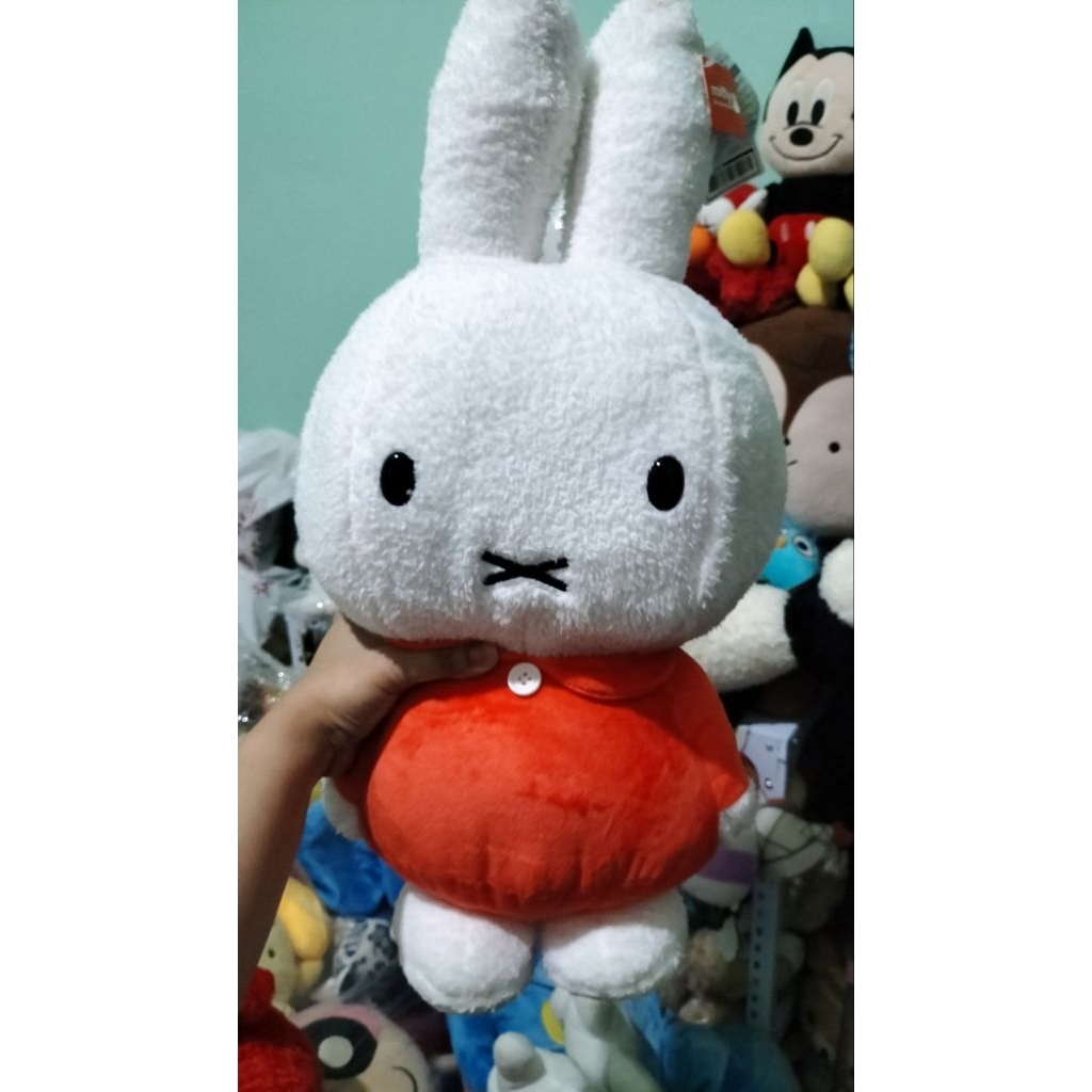 Boneka Miffy Jumbo Bulu Ori New tag