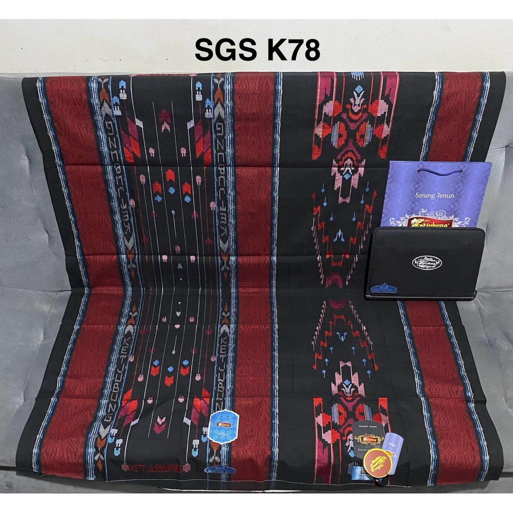 Sarung KETJUBUNG Style STG SPM SCP SKP SGD SKG Gold dan Sutera Spunsilk KDW Gold Jahit tengah