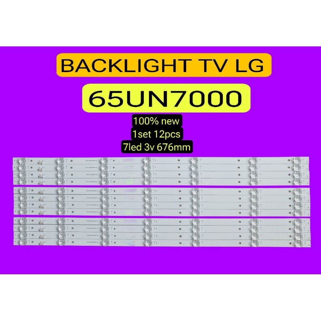 LAMPU LED BACKLIGHT BL TV LG 65UN7000