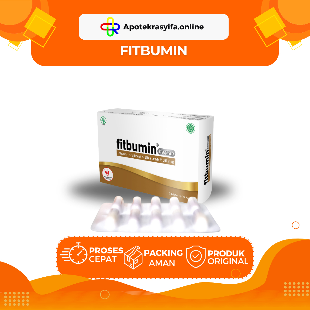 Fitbumin Haruan / Kapsul Ikan Gabus Pasca Operasi