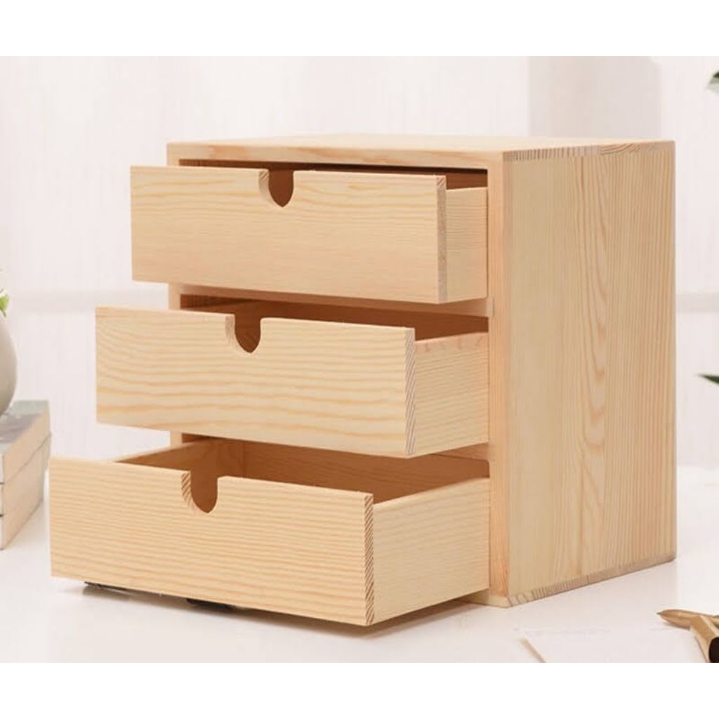 Laci Kayu Minimalis Laci Kayu Aesthetic Serbaguna