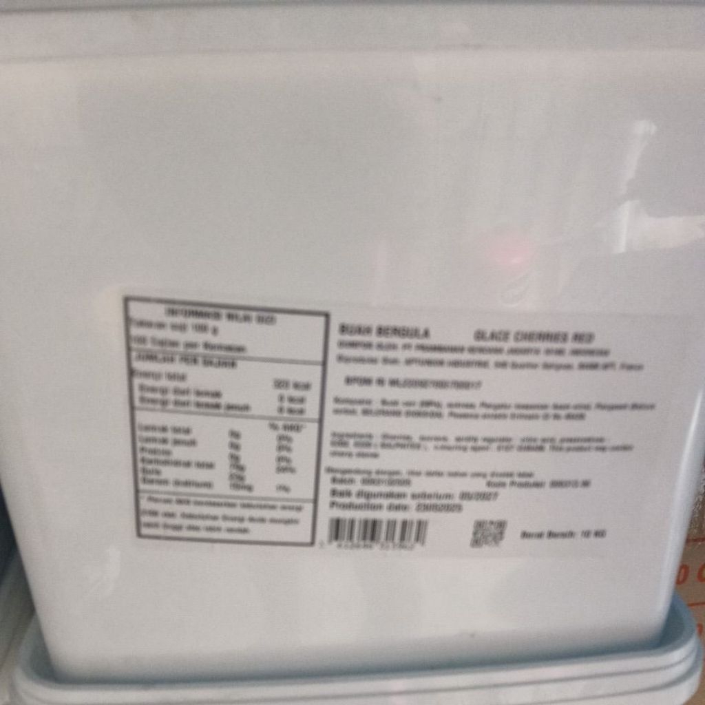 buah Cherry merah tanpa tangkai